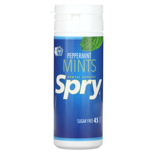 Xlear, Dental Defense Spry Mints, Peppermint, 45 Pieces - Image 1