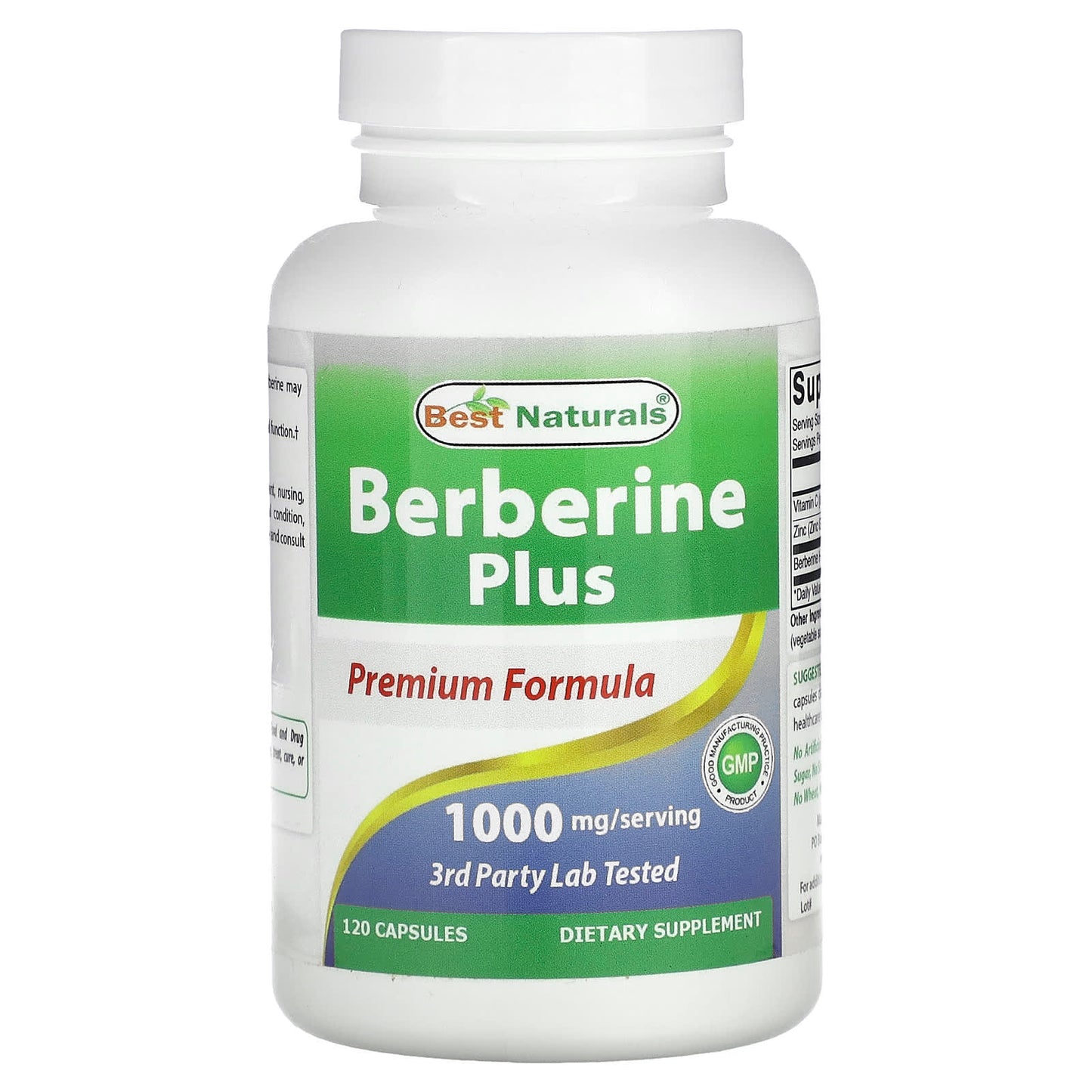 Berberine Plus Supplements for Blood Sugar & Heart Health - 120 Capsules - Image 1