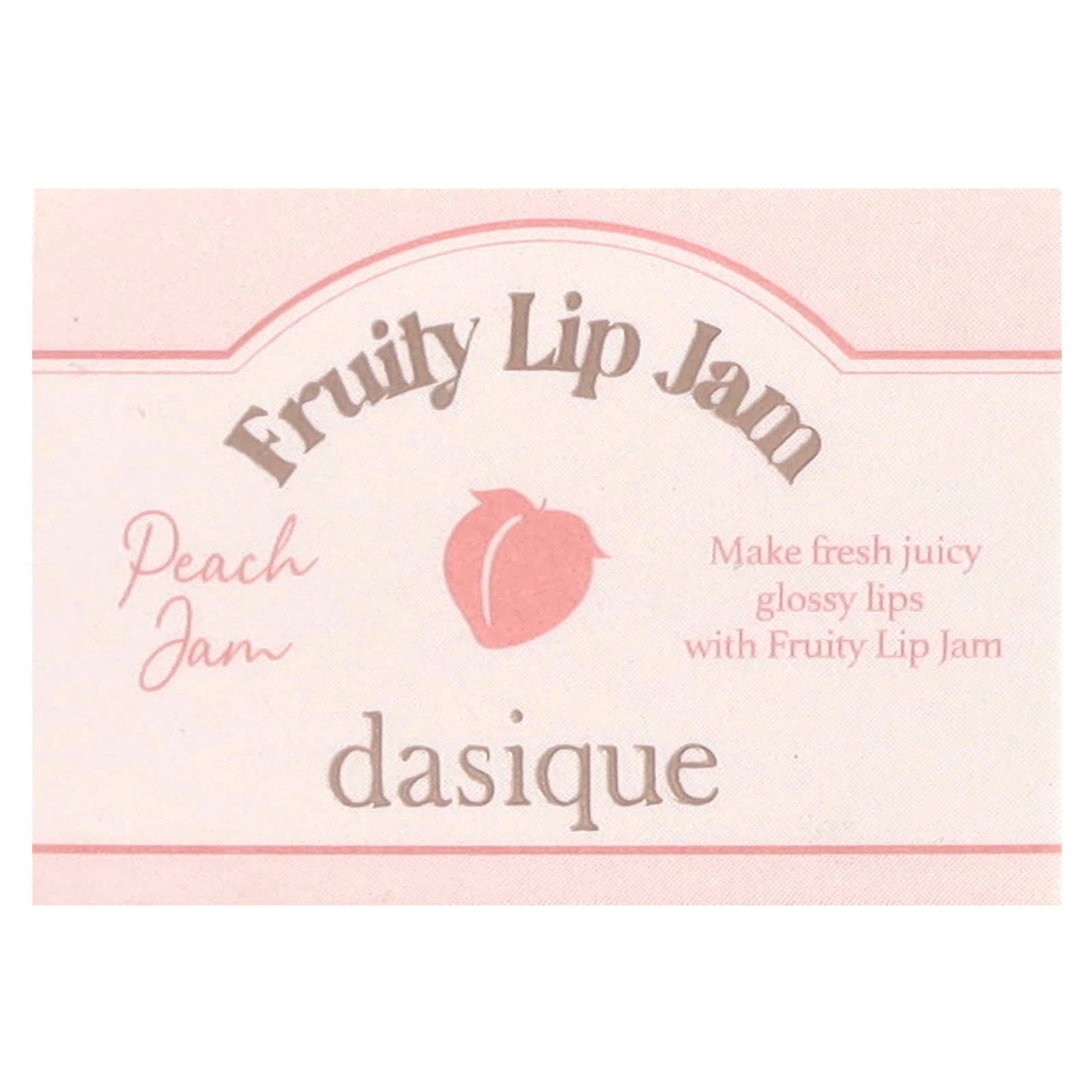 Dasique Fruity Lip Jam - Hydrating Peach Jam for Plump, Glossy Lips - Image 2