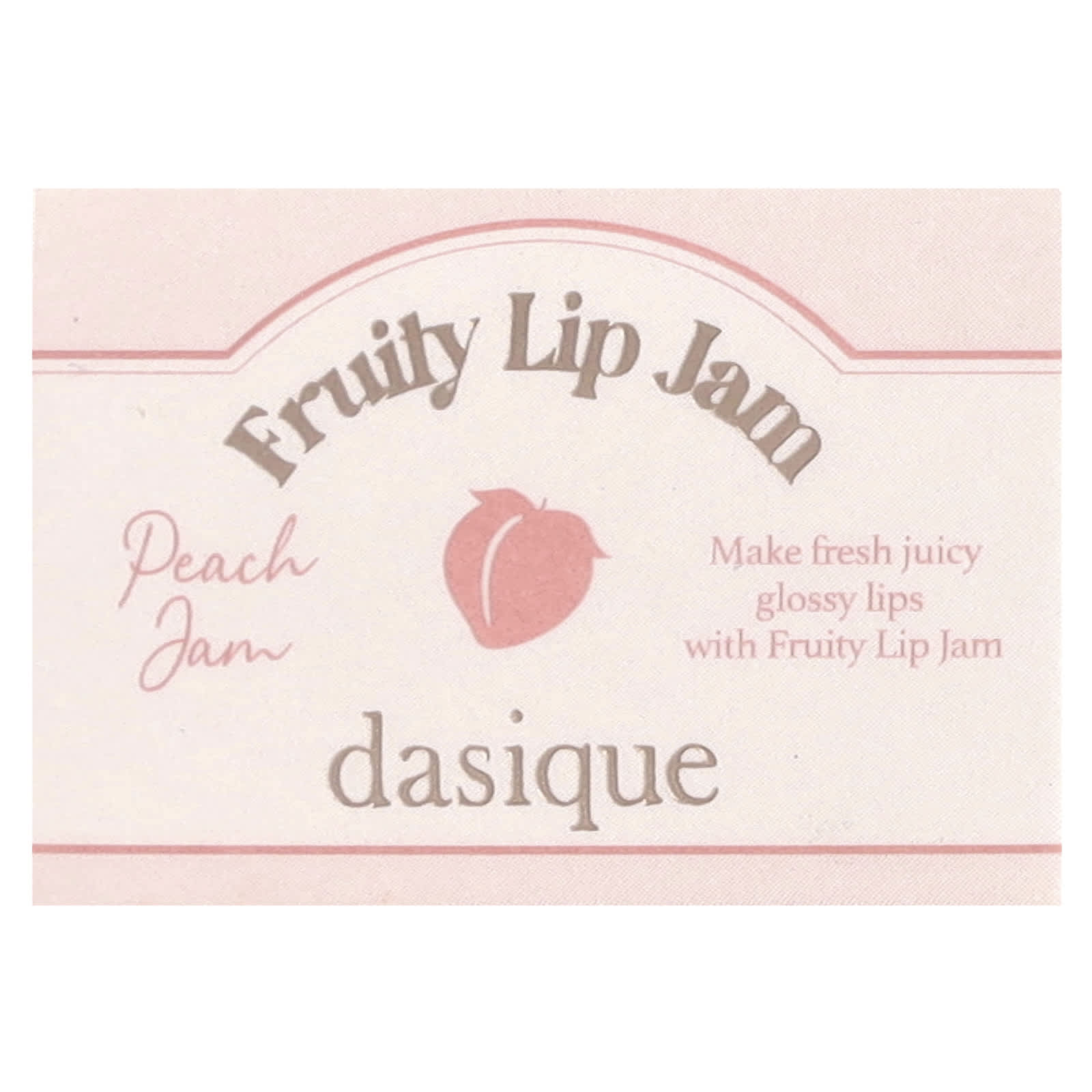 Dasique Fruity Lip Jam - Hydrating Peach Jam for Plump, Glossy Lips - Image 2