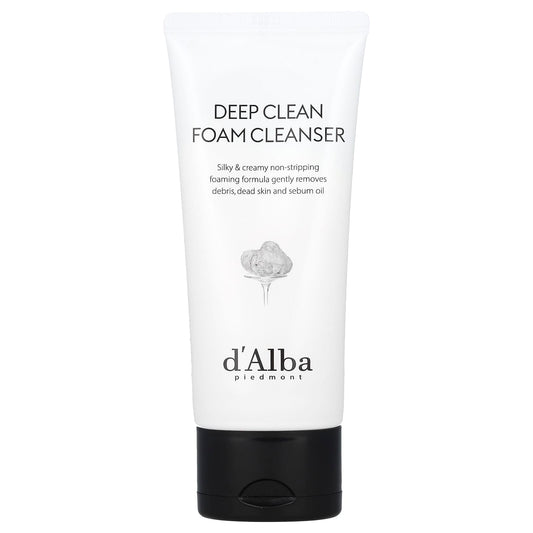 Deep Clean Facial Foam Cleanser with White Truffle, 80ml | d'Alba - Image 1
