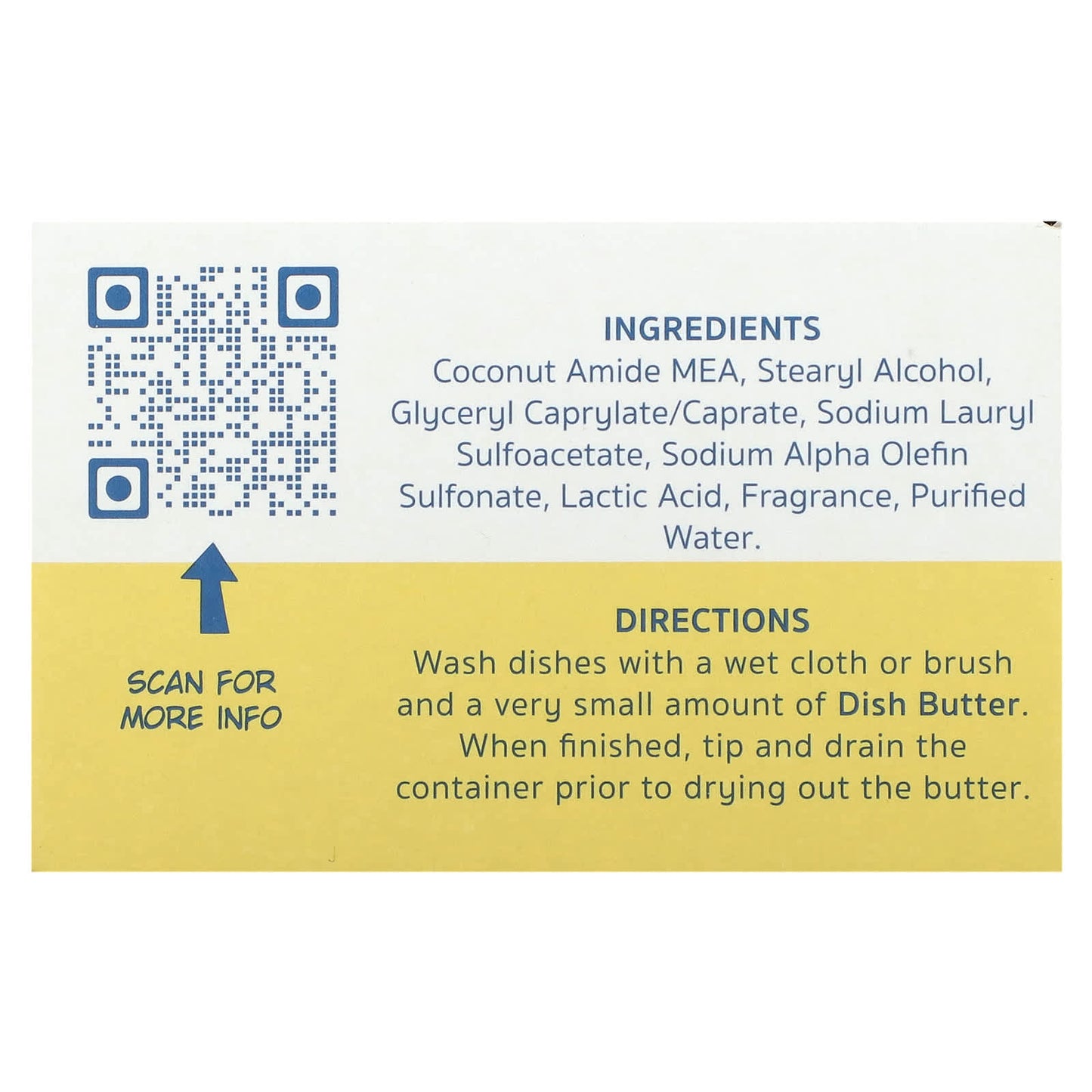 Nellie's, Dish Soap Refill, Dish Butter, 1 Bar - Image 2