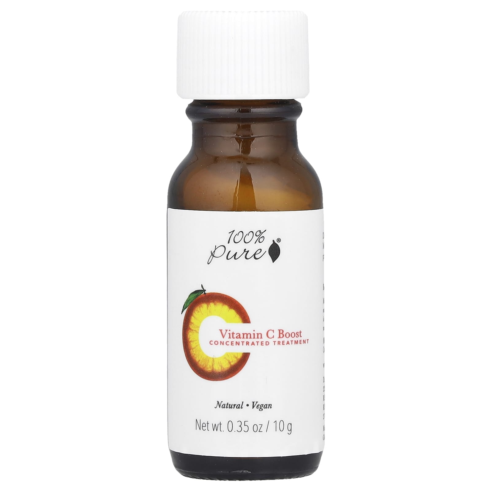 Revolutionize Your Skin with 100% Pure Vitamin C Brightening Treatment, 0.35 oz (10g) - Image 1