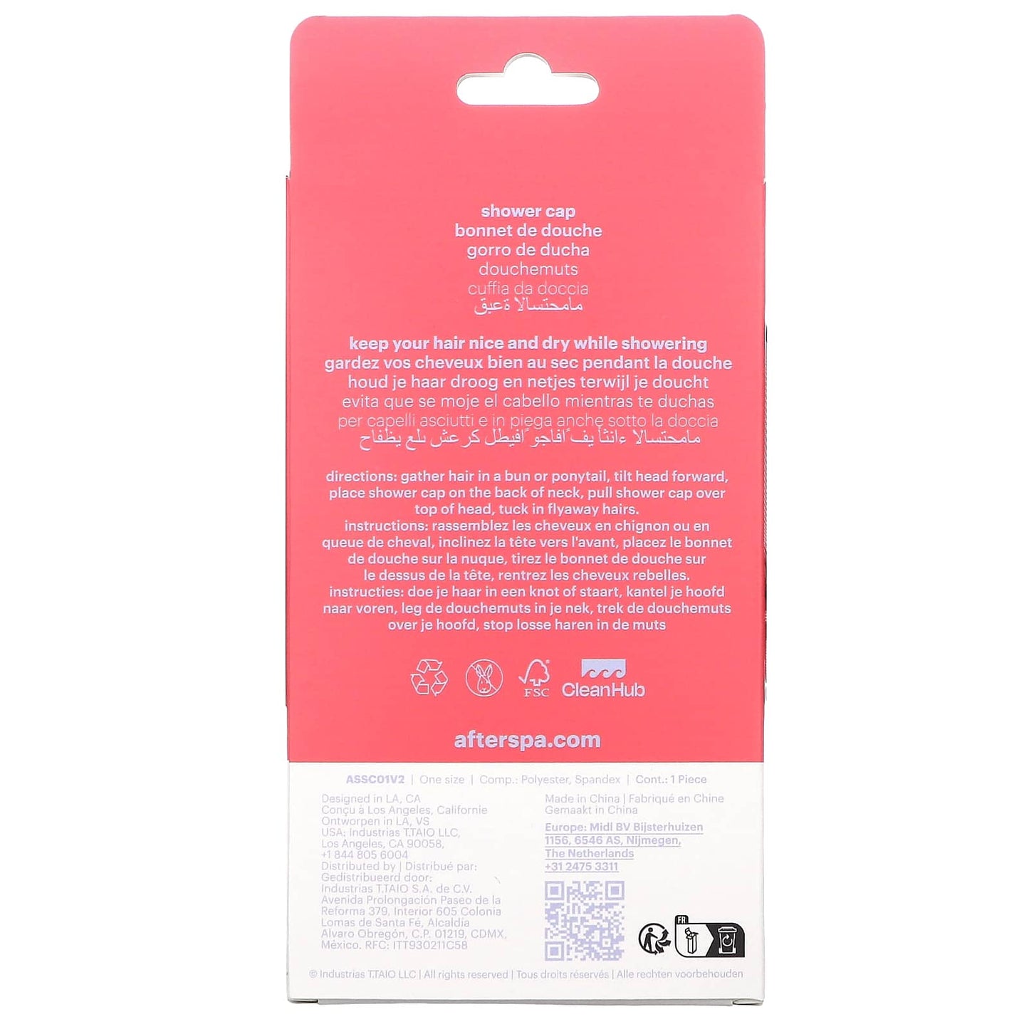 Stay Dry and Stylish with AfterSpa Shower Cap - Image 2