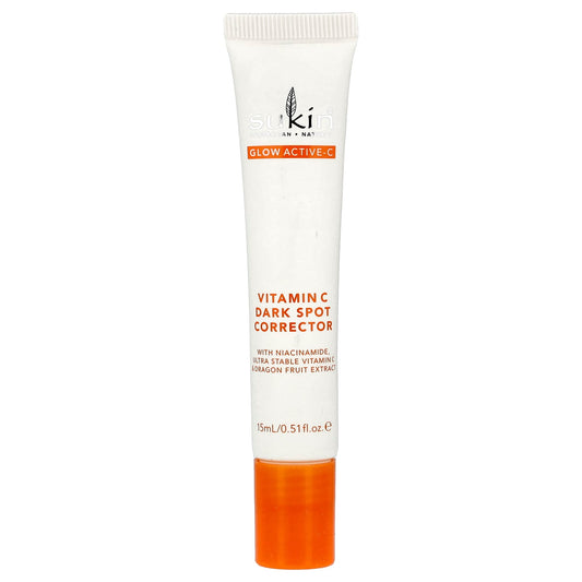 Sukin, Glow Active-C, Vitamin C Dark Spot Corrector, 0.51 fl oz (15 ml) - Image 1