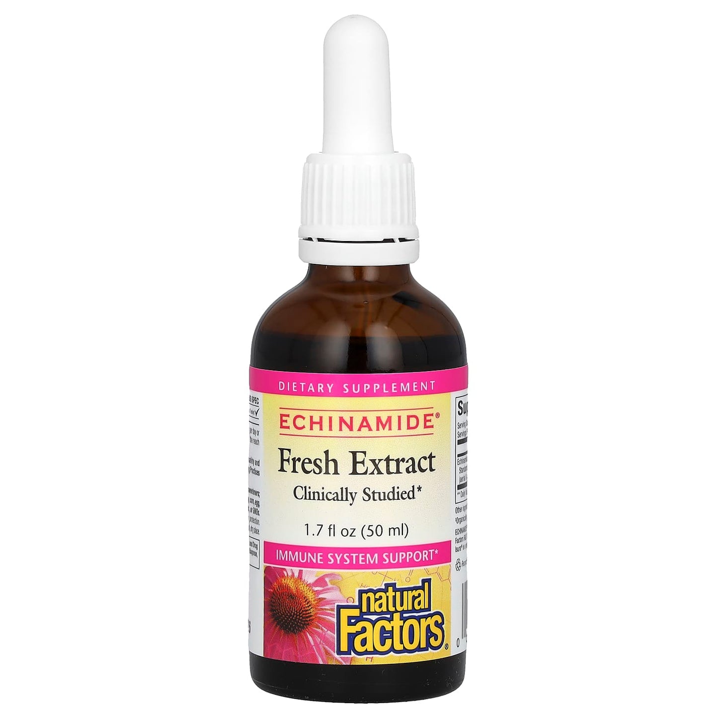 Natural Factors, Echinamide® Fresh Extract, 1,000 mg, 1.7 fl oz (50 ml) - Image 1