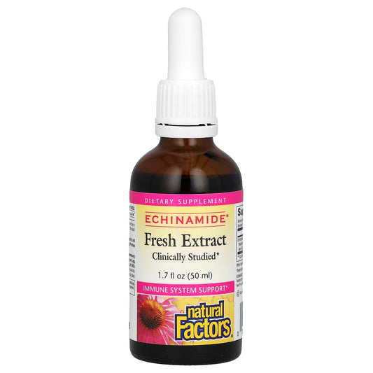 Natural Factors, Echinamide® Fresh Extract, 1,000 mg, 1.7 fl oz (50 ml) - Image 1