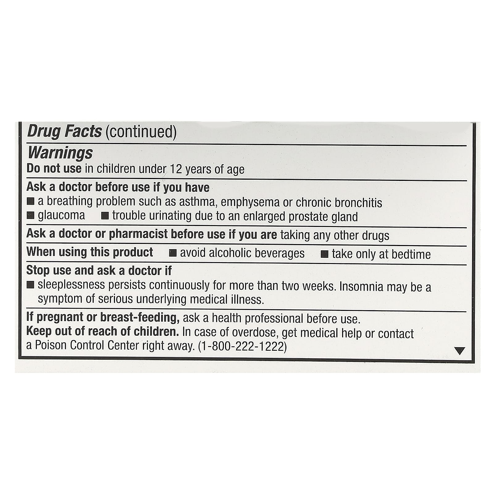 Unisom, SleepTabs, Nighttime Sleep-Aid, 32 Tablets - Image 2