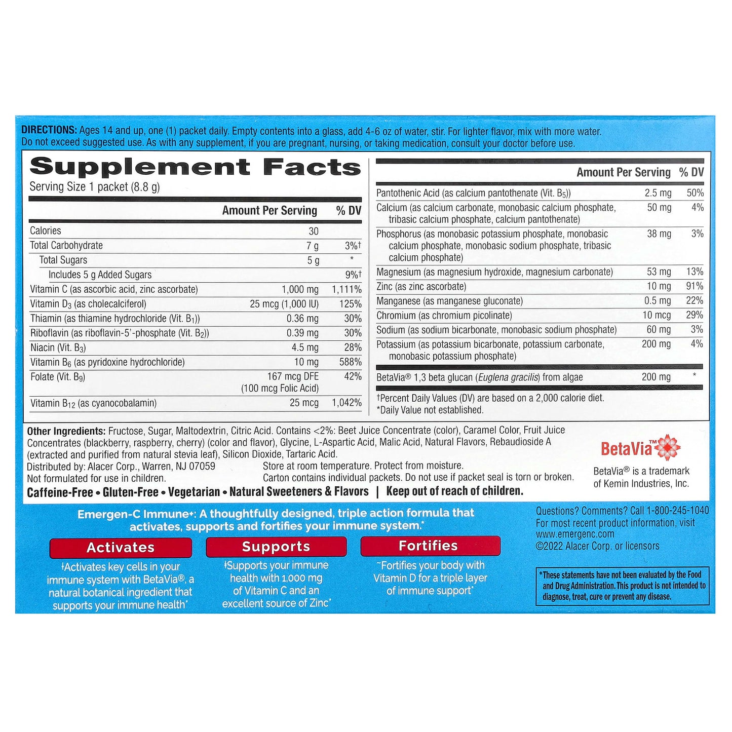 Boost Your Immune System with Emergen-C Immune+ Vitamin C & D - Image 2