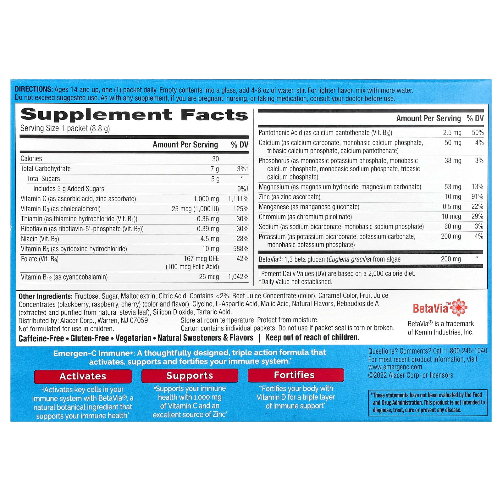 Boost Your Immune System with Emergen-C Immune+ Vitamin C & D - Image 2