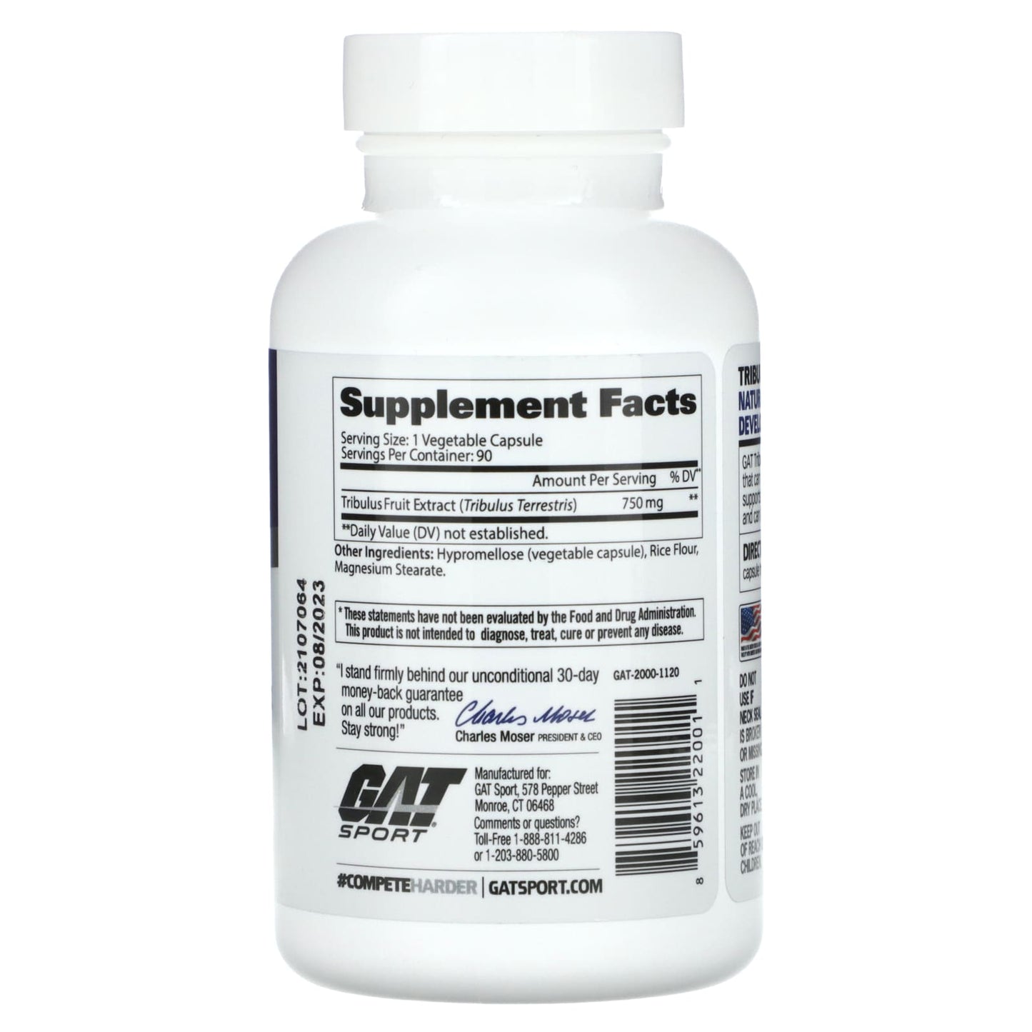 GAT Tribulus for Men - Boost Testosterone & Lean Muscle Development - Image 2