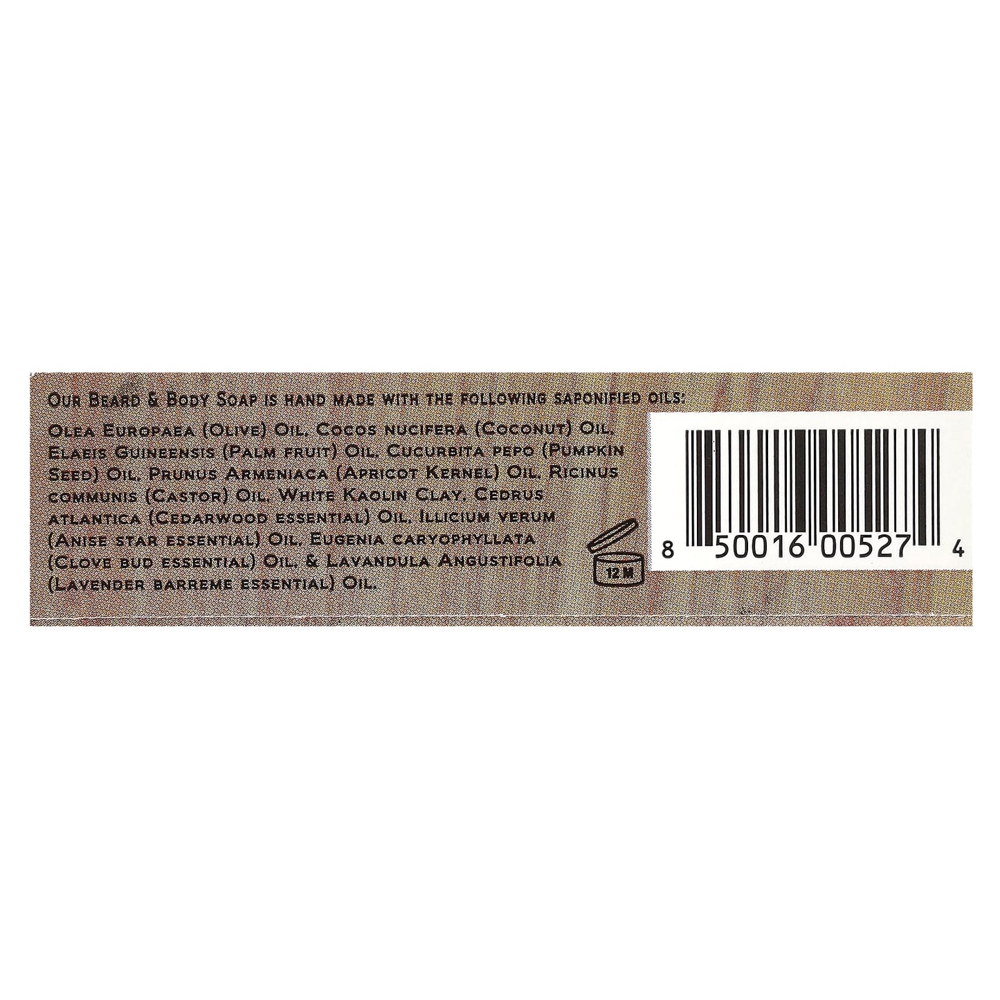 Organic Beard & Body Soap Bar by Honest Amish - Natural, Handmade, 1 Bar - Image 2