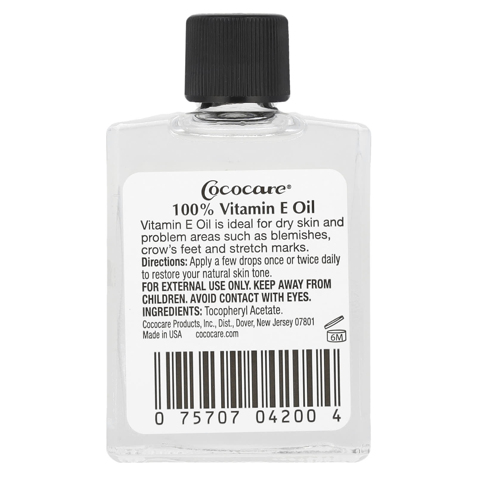 Cococare Vitamin E Oil for Skin Repair, 1 fl oz - Image 2