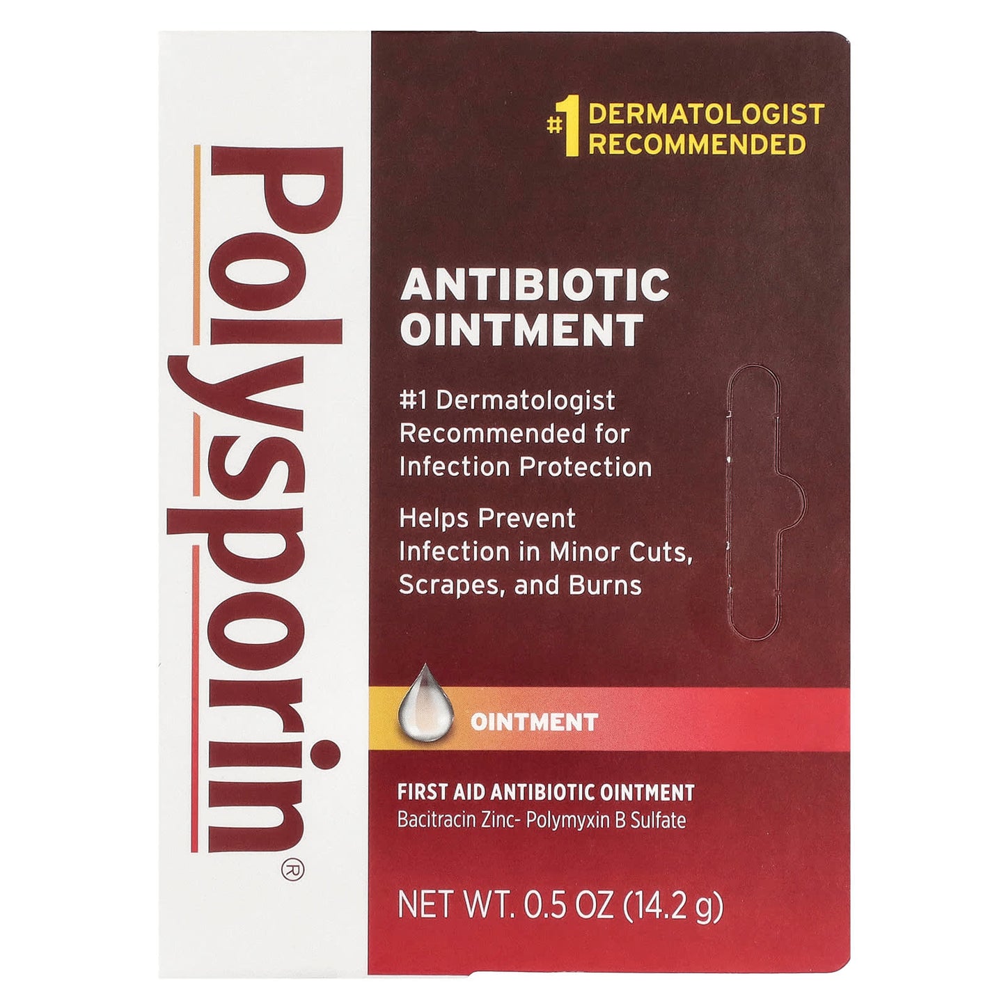 Polysporin, Antibiotic Ointment, 0.5 oz (14.2 g) - Image 2
