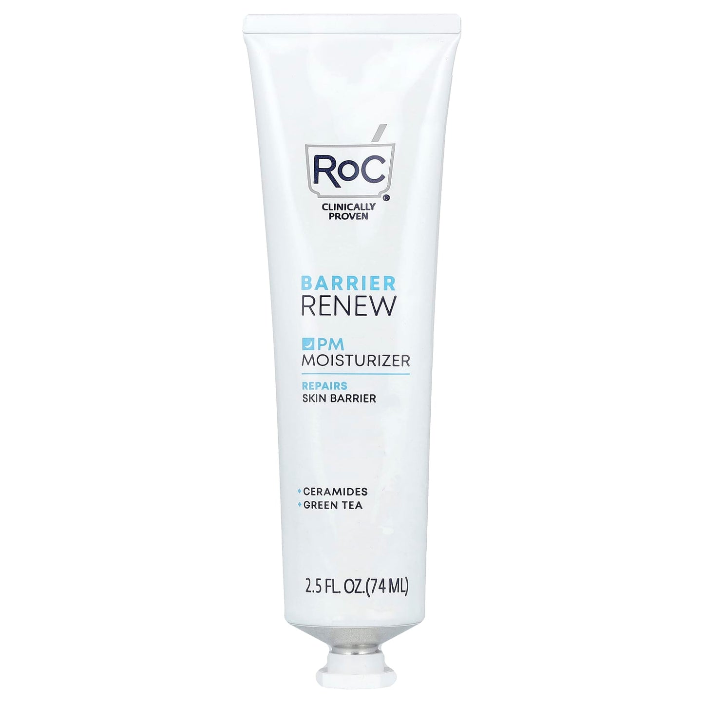 RoC, Barrier Renew, PM Moisturizer, Fragrance Free, 2.5 fl oz (74 ml) - Image 1