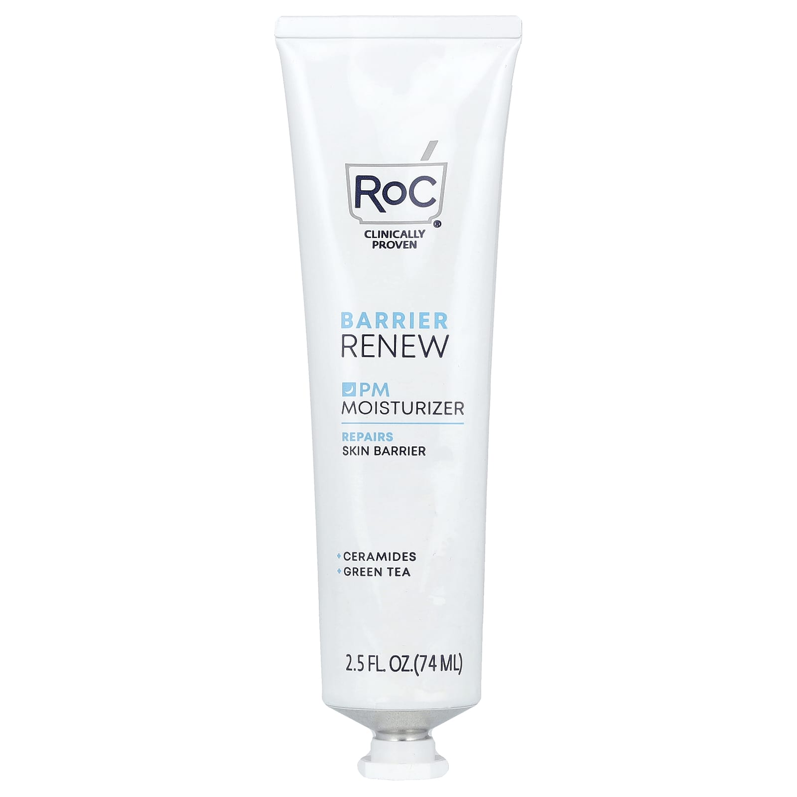 RoC, Barrier Renew, PM Moisturizer, Fragrance Free, 2.5 fl oz (74 ml) - Image 1