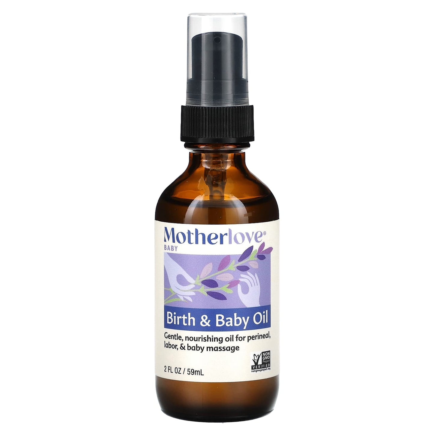 Motherlove, Baby, Birth & Baby Oil, 2 fl oz (59 ml) - Image 1