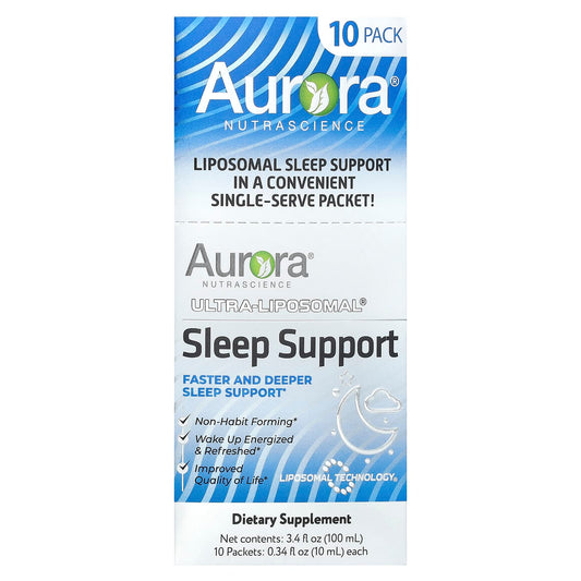 Deep Sleep Support with Aurora Nutrascience Ultra-Liposomal Sleep Aid (10 Pack) - Image 1