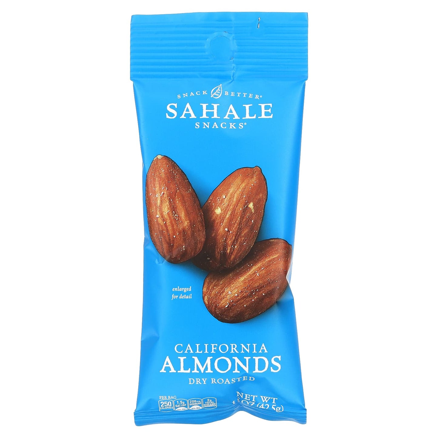 Sahale Snacks, California Almonds, Dry Roasted, 9 Packs, 1.5 oz (42.5 g) Each - Image 2