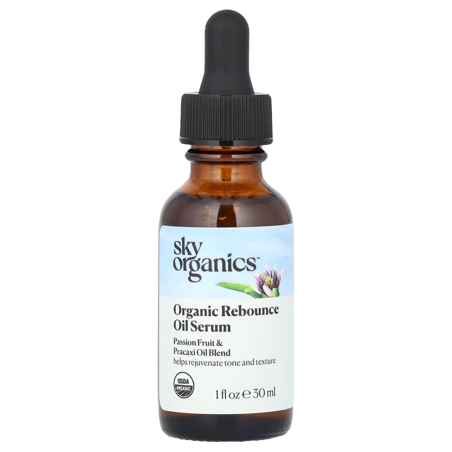 Sky Organics, Organic Rebounce Oil Serum, 1 fl oz (30 ml) - Image 1