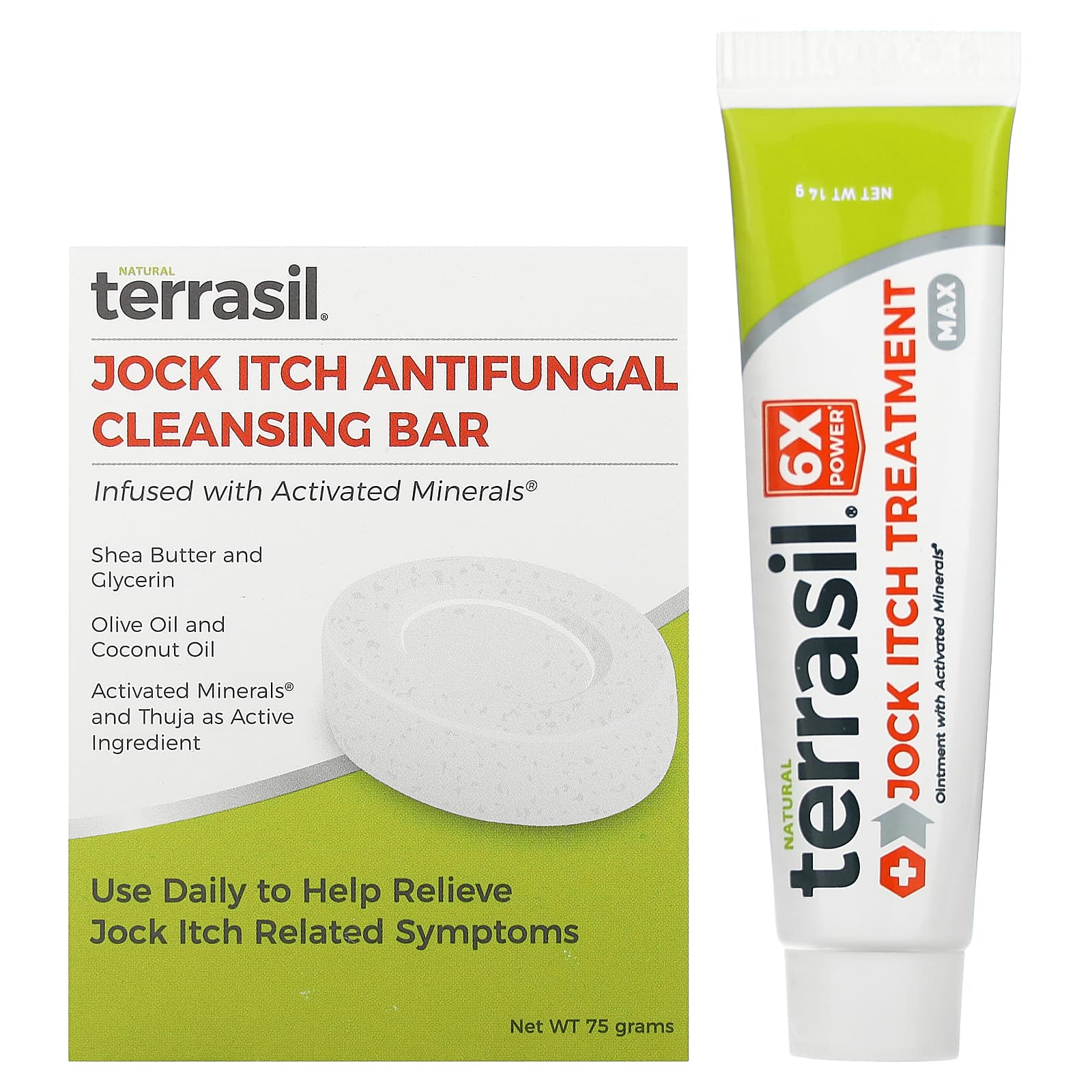 Terrasil, Jock Itch Kit, 2 Piece Kit - Image 1