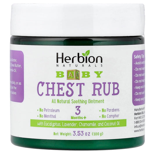 Nourishing Baby Chest Rub for Congestion Relief - Herion Naturals - Image 1