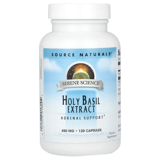Source Naturals, Holy Basil Extract, 450 mg, 120 Capsules - Image 1