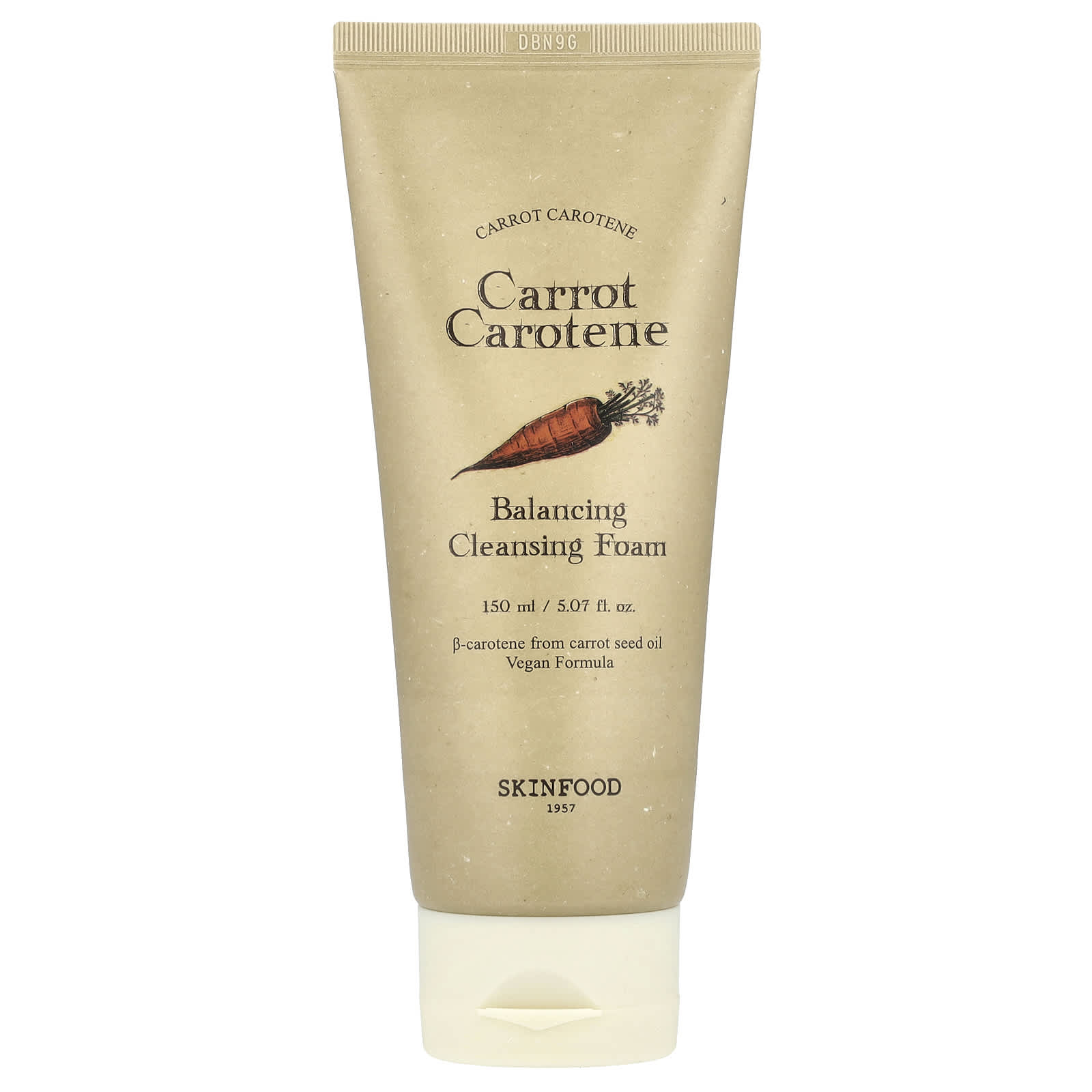 SKINFOOD, Carrot Carotene Balancing Cleansing Foam, 5.07 fl oz (150 ml) - Image 1