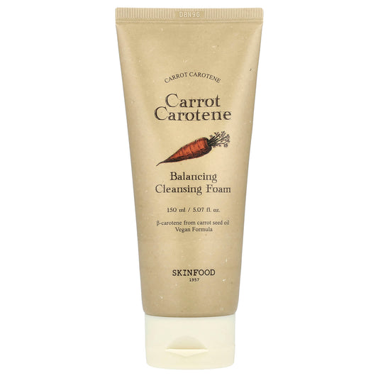 SKINFOOD, Carrot Carotene Balancing Cleansing Foam, 5.07 fl oz (150 ml) - Image 1
