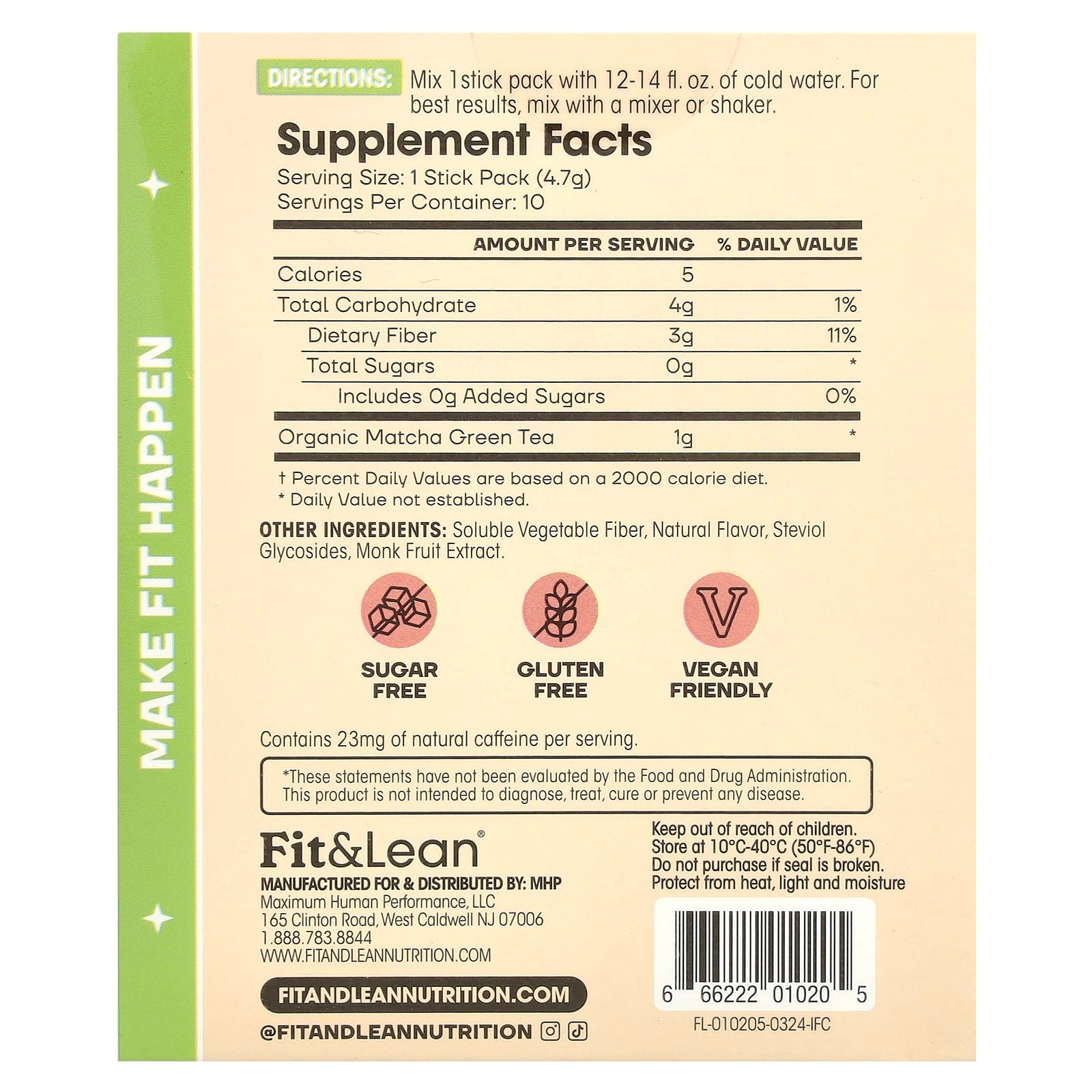 Boost Energy & Focus with Fit & Lean Matcha Amore Iced Tea - Image 2