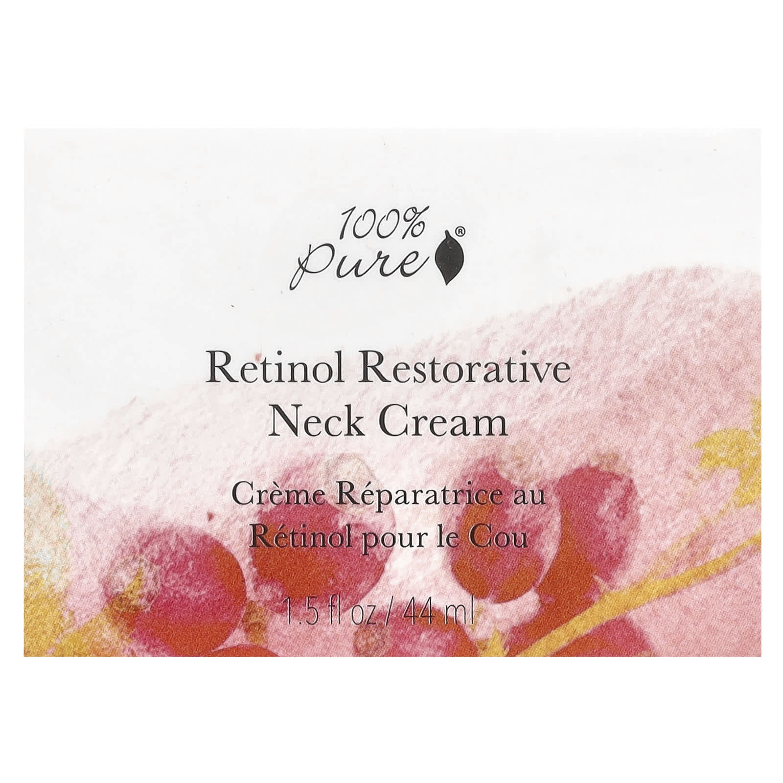 100% Pure, Retinol Restorative Neck Cream , 1.5 fl oz (44 ml)