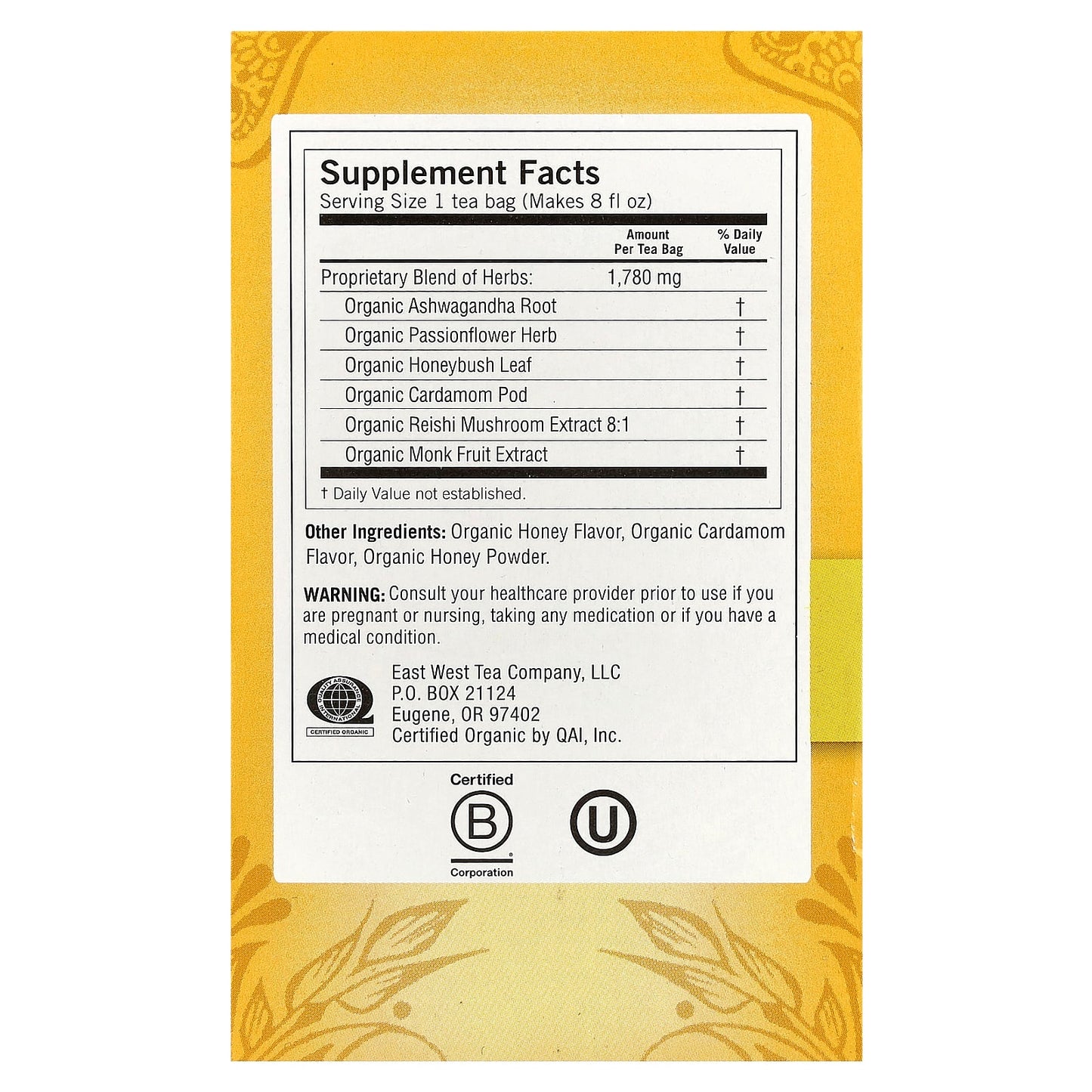 Yogi Tea, Cozy Cardamom Immune + SleepTea, Caffeine Free, 16 Tea Bags, 1.12 oz (32 g) - Image 2