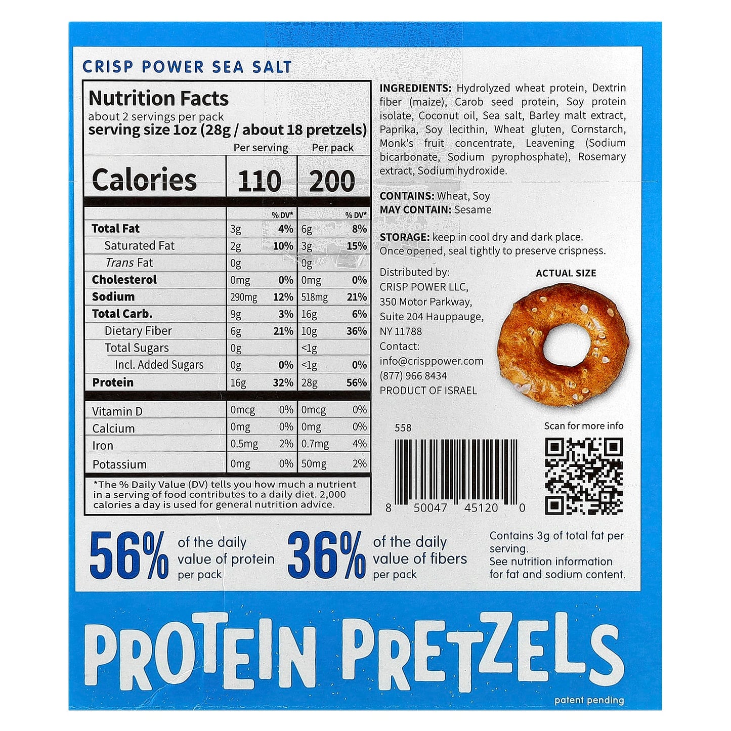 Crunchy Plant-Based Protein Pretzels - Perfect Keto Snack - Image 2