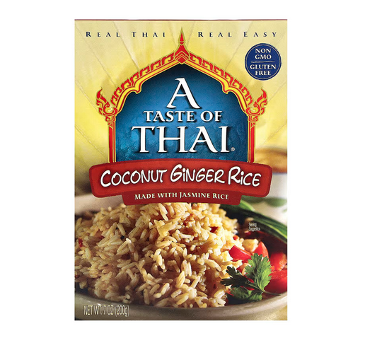 A Taste Of Thai, Coconut Ginger Rice, 7 oz (200 g)