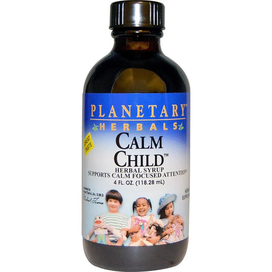 PLANETARY HERBALS, CALM CHILD - HERBAL SYRUP - 118.28 ML - NEW STOCK