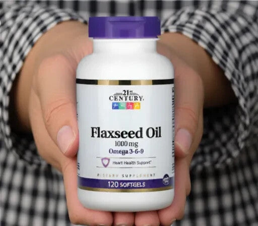 21st Century, Flaxseed Oil, 1,000 mg, 120 Softgels