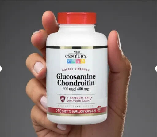 21st Century, Glucosamine, Chondroitin, Double Strength, 210 Easy Swallow Capsules