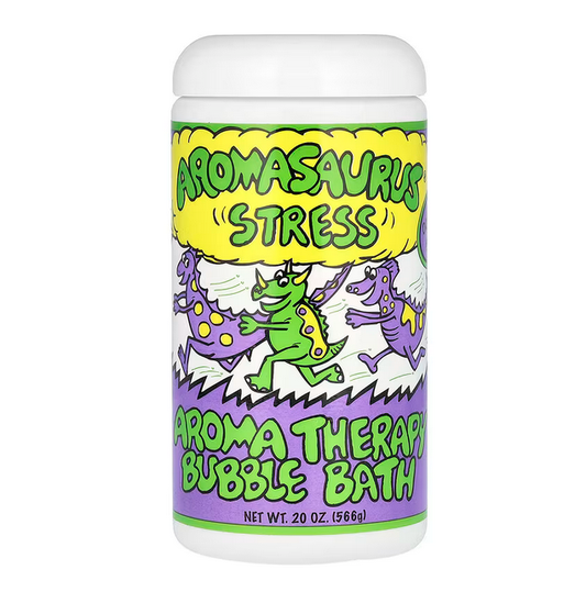 Abra Therapeutics, Aromasaurus Stress, Aroma Therapy Bubble Bath For Children, 20 oz (566 g)