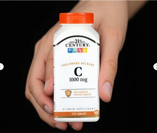21st Century, C-1000, Prolonged Release, 1,000 mg, 110 Tablets