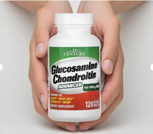 21st Century, Glucosamine Chondroitin Advanced, 120 Coated Tablets