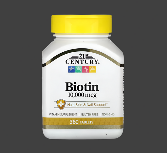 21st Century, Biotin, 10,000 mcg, 360 Tablets