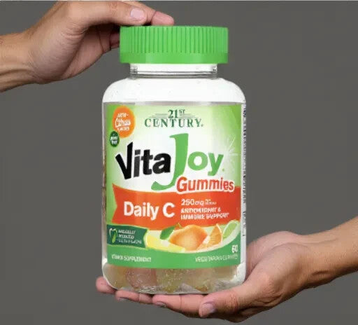21st Century, VitaJoy, Daily C Gummies, Citrus, 250 mg, 60 Vegetarian Gummies (125 mg per Gummy)
