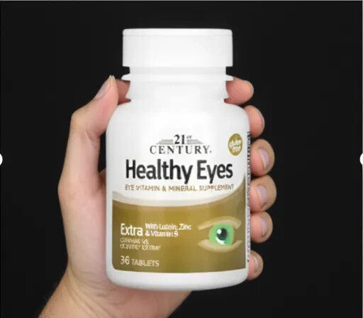 21st Century, Healthy Eyes, Extra With Lutein, Zinc & Vitamin B, 36 Tablets