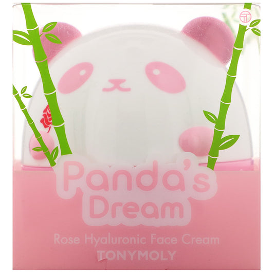 TonyMoly, Panda's Dream, Rose Hyaluronic Face Cream, 1.76 oz (50 g) - Image 1