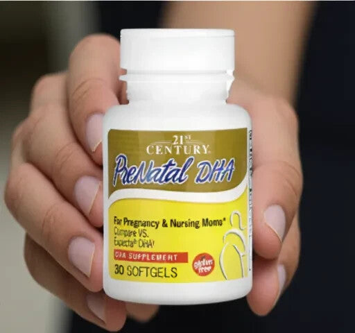 21st Century, PreNatal DHA, 30 Softgels (200 mg per Softgel), Expiry: 02/2027, Free Shipping
