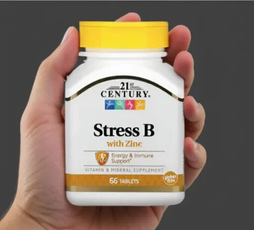 21st Century, Stress B with Zinc, 66 Tablets