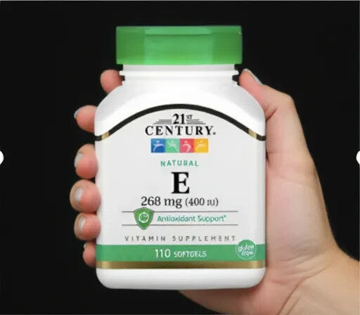 21st Century, Natural Vitamin E, 268 mg (400 IU), 110 Softgels