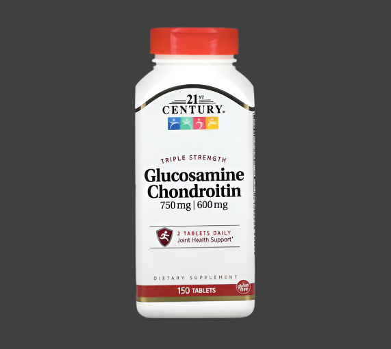 21st Century, Triple Strength Glucosamine Chondroitin, 150 Tablets