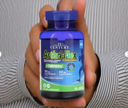 21st Century, Arthri-Flex Advantage + Turmeric, 90 Vegetarian Capsules