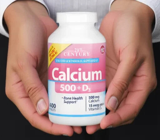 21st Century, Calcium 500 + D3, 400 Tablets